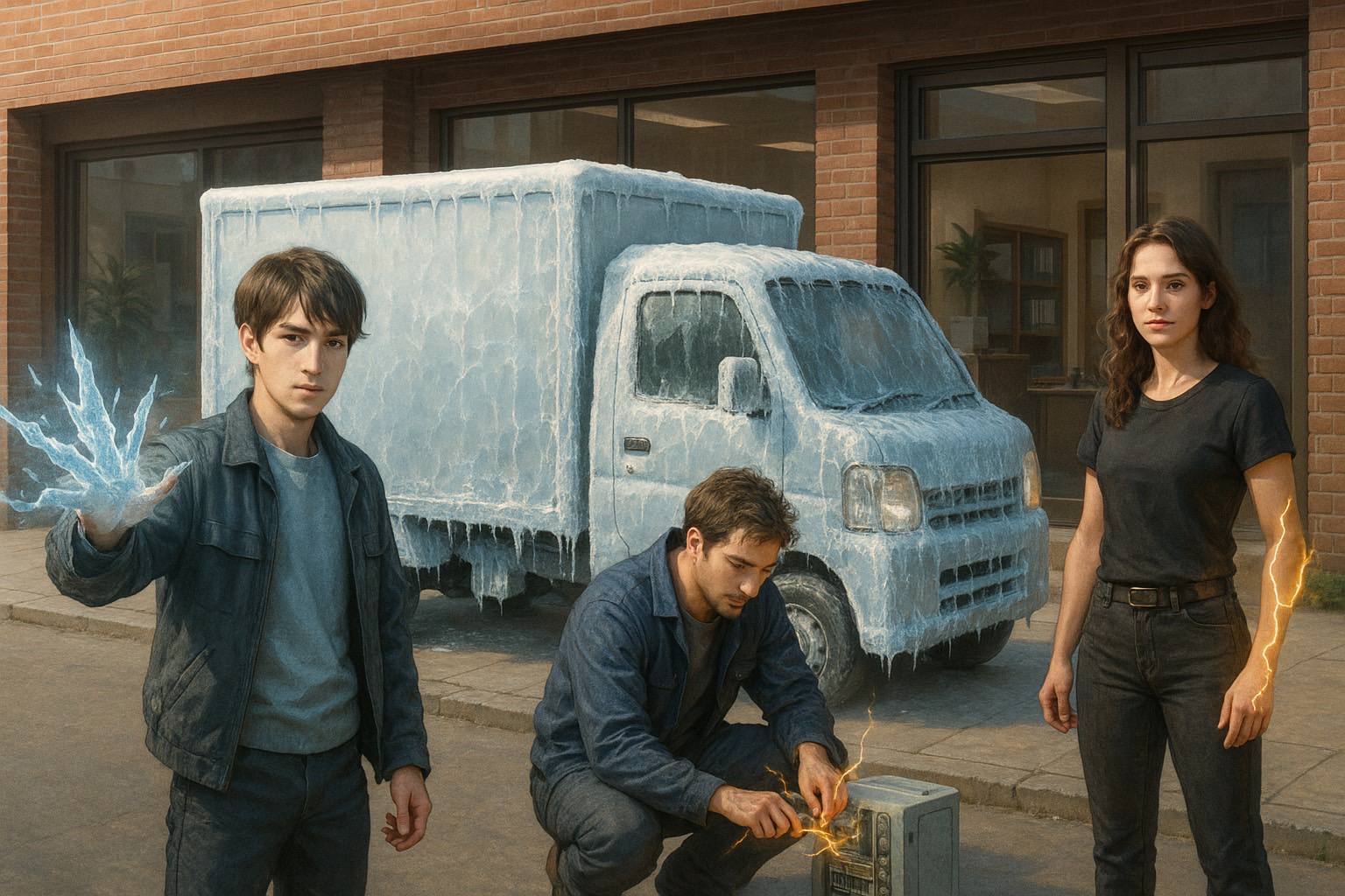 The ICE LIGHT team members